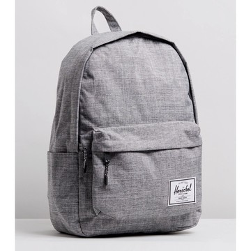 Herschel Classic 特大 XL 灰黑 灰色 帆布 紅白條紋內裏 可放水壺 書包 大容量 後背包 背包 現貨