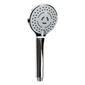 WIDE VIEW 衛浴三檔多功能蓮蓬頭蛇管組 附不鏽鋼加密軟管 BS-SH03-NP 銀色  1組