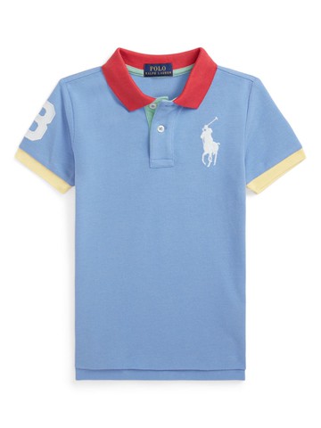 Ralph Lauren Kids - Polo Pony polo shirt - kids - Cotton - 10 - Blue