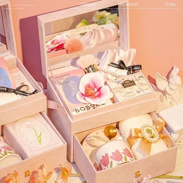 伴手禮女伴娘高檔小眾實用高級感送閨蜜回禮女生儀式感禮品盒套裝 d7198