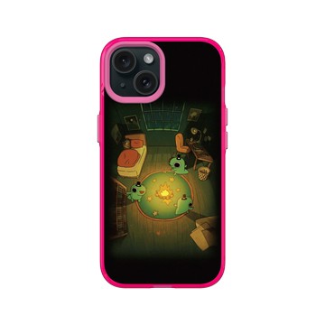 iPhone 15 Clear 粉漾桃 - 怪奇事物所 Incrediville - 降靈儀式