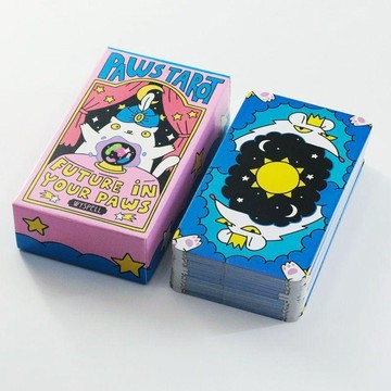 臺灣出🔥魔咒貓塔牌 Wyspell Cat Tarot 未來在你手中 可愛怪誕畫風維特系