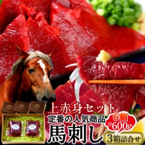 馬刺し 阿蘇ふじ馬刺し「赤身2個セット」計600g［上赤身2］×馬肉 刺身 本場熊本県［秋の味覚 ギフト］