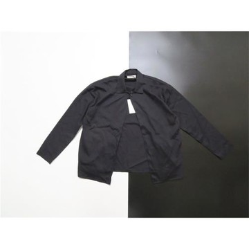 日式街頭潮牌素款純色寬松落肩垂感披風長袖廓型襯衣軟料通勤襯衫