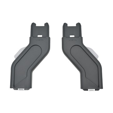 UPPAbaby 美國 VISTA 上座加高轉接器 Set，適用於VISTA 2015 VISTA V2，快速接合免工具，顏色編碼點指示器  1個  深灰色