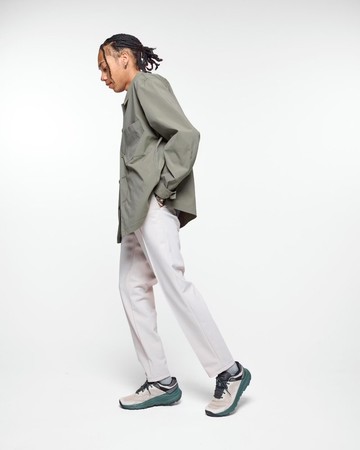 MERRELL NOVA 4 輕量戶外越野健行鞋 男鞋-米綠色