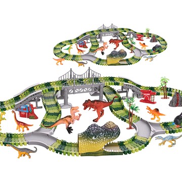 【啾愛你】趣味DIY恐龍軌道車 238pcs