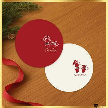 【韓國製造】CASAMILA 2026紅馬版感應矽膠墊 | 紅/象牙色 | 耐熱矽膠墊 | 防滑、防刮、易清潔