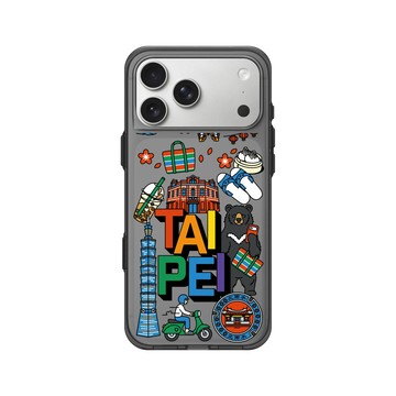iPhone 17 Pro Max Clear (相機按鈕) 酷墨灰 - City Collection 城市系列 - 台北