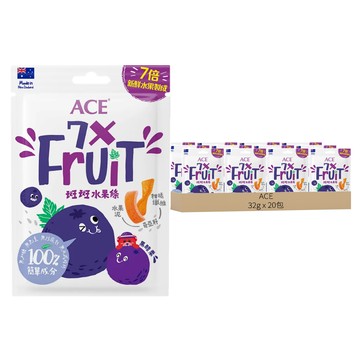 ACE 班班水果條 黑醋栗奇亞籽 新鮮水果製成  32g  20包