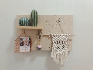 手工編織 macrame 波西米亞流蘇棉質客廳臥室裝飾掛飾壁掛 織物