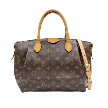 【二手名牌BRAND OFF】LOUIS VUITTON LV 路易威登 棕色 原花帆布 Turenne MM 兩用包 M48814