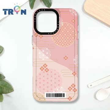 TRON IPHONE 16 PRO MAX 日系和風圓點散花系列 防摔 MAGSAFE 磁吸 太空載具殼 透白 手機殼