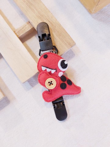 暴龍款  手帕夾