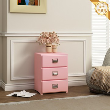 【復古ins風】鐵皮櫃 三鬥櫃 五斗櫥 床頭櫃 邊櫃 收納櫃 儲物櫃 臥室客廳沙發邊 多層分區 日式復古設計