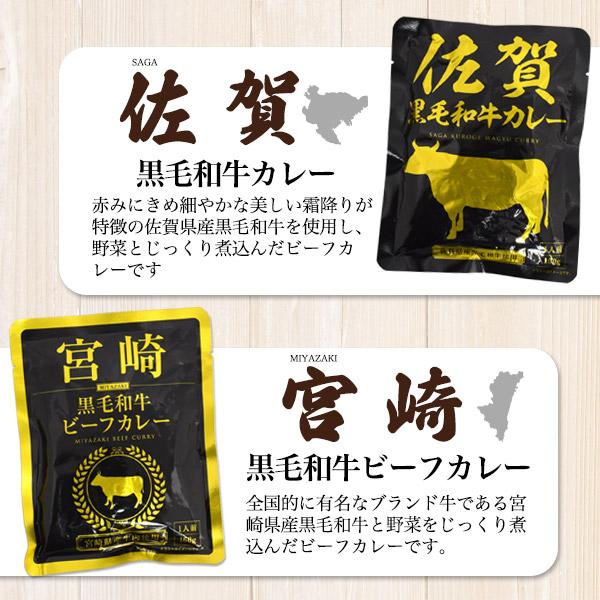 ご当地 ビーフカレー 5種  食べ比べセット (各160g × 5パック)  肉 ブランド牛 レトルト食品 レトルトカレー お惣菜 保存食 一品 常温便配送