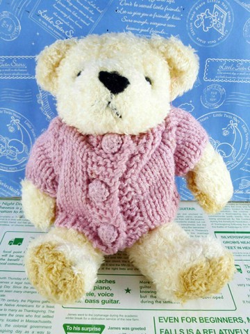 【震撼精品百貨】日本日式精品 熊 Bear 米熊-紫色#00037 震撼日式精品百貨