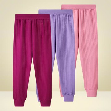 中老年人保暖褲女純棉老人棉褲高腰加厚夾棉冬單件秋褲內穿棉毛褲