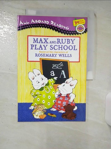 【書寶二手書T9／語言學習_SLU】Max and Ruby Play School_Wells, Rosemary