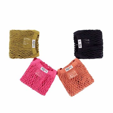 有機棉洞洞包 焦糖橘