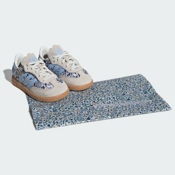 【adidas 愛迪達】 SAMBA OG X LIBERTY LONDON 運動休閒鞋 滑板 德訓鞋 復古 嬰幼童鞋 - Originals JP8081