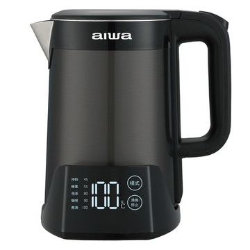 aiwa 愛華 溫控電茶壺 DKS1315 1.5L大容量 五段溫控 304不鏽鋼材質