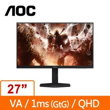 AOC Gaming 27型 Q27G4XY (可旋轉)2K智慧聯網電競螢幕