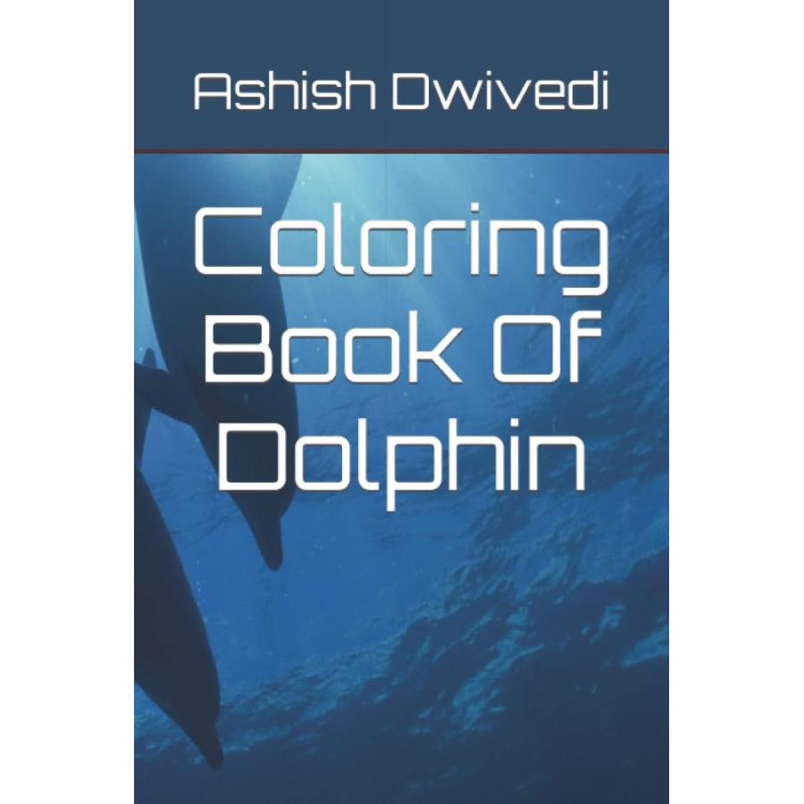 Coloring Book Of Dolphin