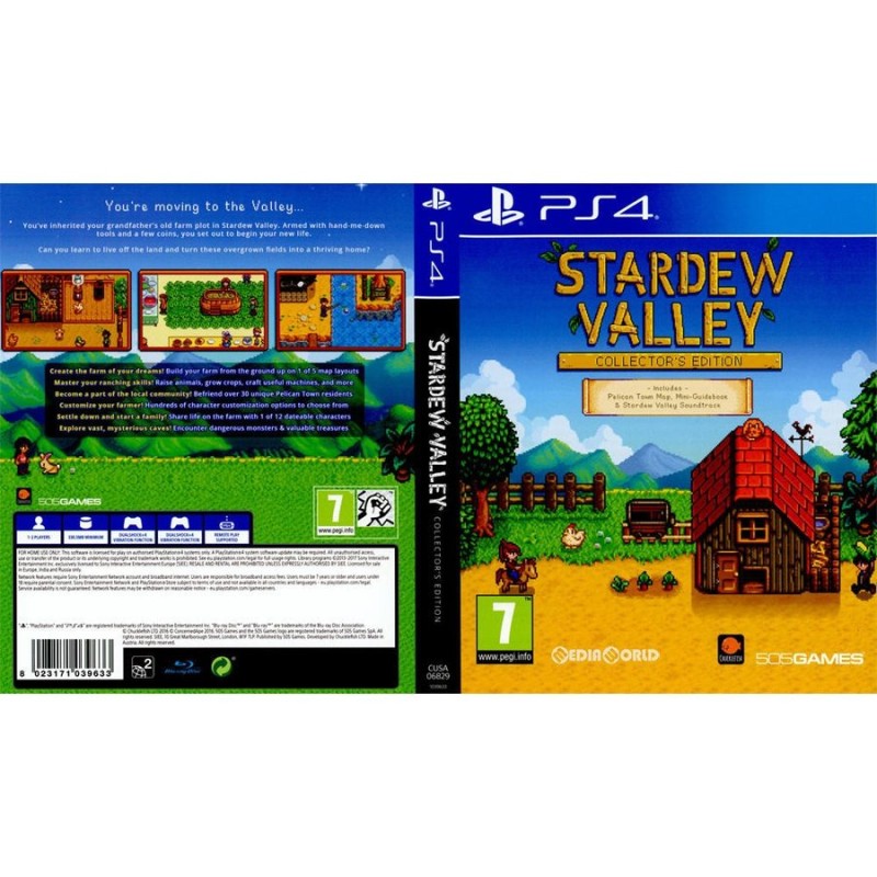 中古即納』{PS4}Stardew Valley Collector's Edition(スター