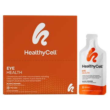 HealthyCell, 眼睛健康，血橙味，30 個凝膠包，每包 0.84 液量盎司（25 毫升）