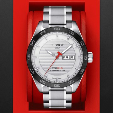 TISSOT天梭 PRS516 經典運動機械腕錶 42mm/T1004301103100