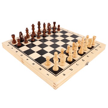 國際象棋 磁力套裝折疊棋盤初學者兒童黑白棋子實木棋盤棋子雙皇后【MJ3696】