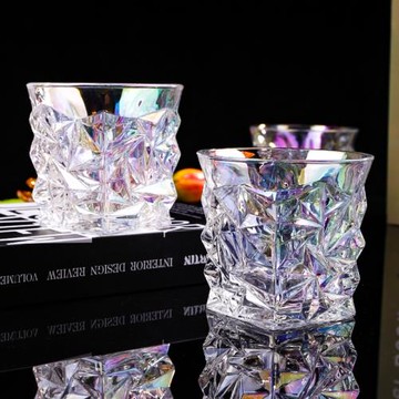 高端ins風個性大容量水晶玻璃杯創意家用水杯威士忌酒杯啤酒杯