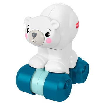 fisher-price 費雪 跑跑北極熊  混和顏色  1個