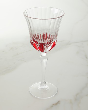 Red Water Glasses, Set of 4