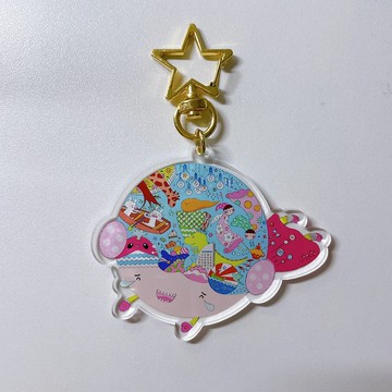 mimitofus planet 壓克力鑰匙圈2.0 外星人11號