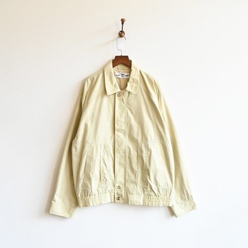 【蛋植物古著】暖陽純色寬鬆古著夾克外套