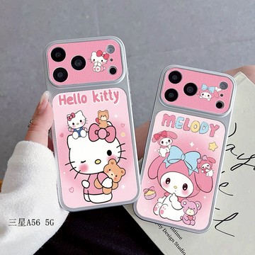 KT貓美樂蒂防摔手機殼 適用三星 A56 A55 A53 A52 A16 A71 A51 A50 A31 A30 A23
