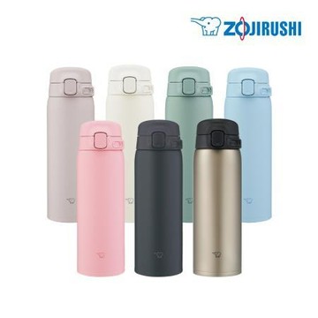 象印ZOJIRUSHI不銹鋼真空保溫保冷杯/0.48L/SU-BA48/淺天藍AM/支