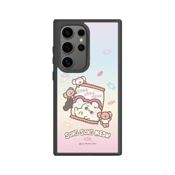 Galaxy S24 Ultra SolidSuit 黑 - 爽爽貓 Song Song Meow By SECOND - 糖果派對