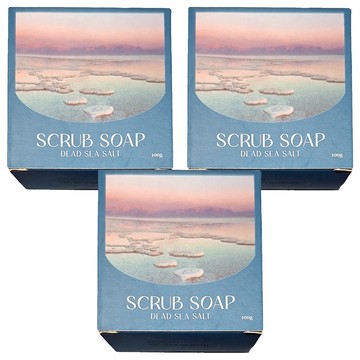 MURO 無路 死海鹽去角質皂 100g  3個