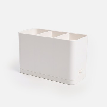 廚房無痕貼3格餐具收納盒