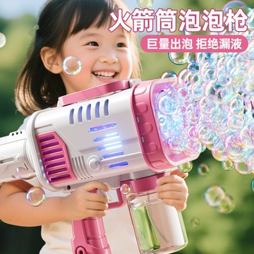 【台灣出貨】泡泡機 加特林火箭筒泡泡機 手持全自動泡泡槍 多孔連續出泡  漫天泡泡超夢幻 沙灘露營戶外玩具 兒童生日禮物
