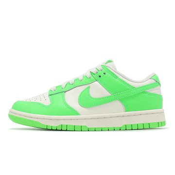 Nike 休閒鞋 Wmns Dunk Low 女鞋 青綠 白 皮革 復古 低筒 HV0842-133