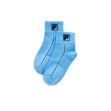 FILA 基本款棉質短襪-藍色 SCA-1002-BU