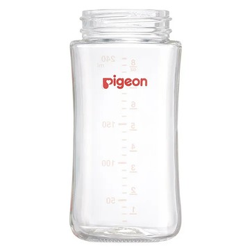 pigeon 貝親 玻璃瓶 奶瓶 WN3  透明色  240ml  1個