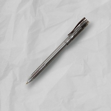 Faber-Castell RX-5 0.7mm 酷溜原子筆-黑一盒(原廠正貨)