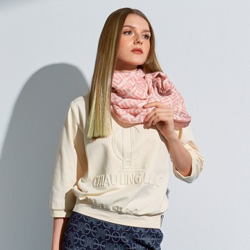 CLL巧玲瓏 品牌立體LOGO腰帶拼接上衣 3263827