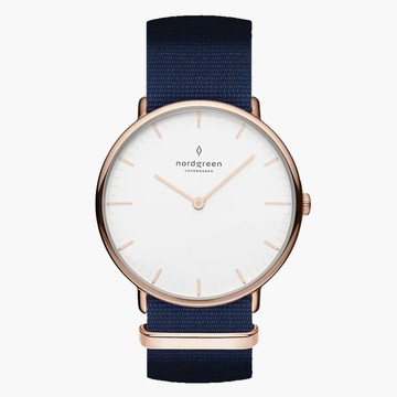送禮首選★Nordgreen Philosopher哲學家帆布帶腕錶PH36RGNYNAXX 【全館優惠★APP下單天天點數10倍送】線上購買享_實體門市同步服務