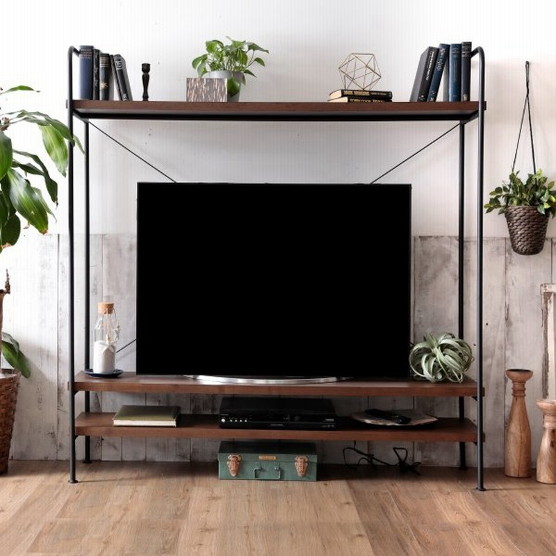 テレビ台 ハイタイプ おしゃれ 150 スチール インダストリアル レトロ 男前 モダン ヴィンテージ調 テレビボード テレビラック ロウヤ Lowya 通販 Lineポイント最大0 5 Get Lineショッピング